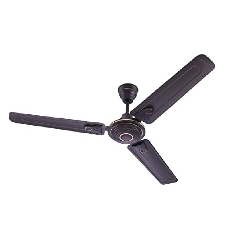 Hindware Snowcrest Caeli 1200Mm Ceiling Fan For Home With Powerful & Long Life Copper Motor And Easy To Clean Dust Resistant Aerodynamic Blades (Coffee Brown)