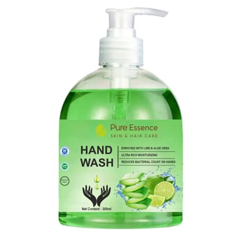 Pure Essence Hand Wash Enriched With Lime & Aloe Vera – 300Ml