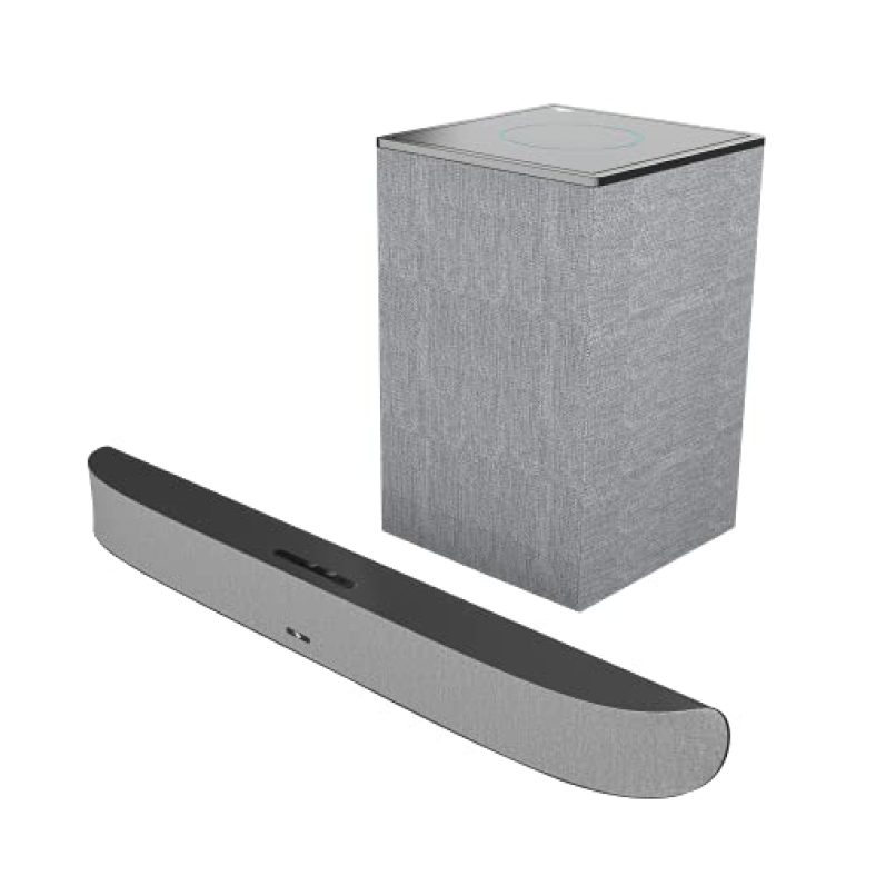 Itel Xe-1040Wl, 170W Soundbar With Wireless Woofer, Dsp, H-Arc, Bluetooth, Usb, Optical Connectivity In Contemporary Arc Design