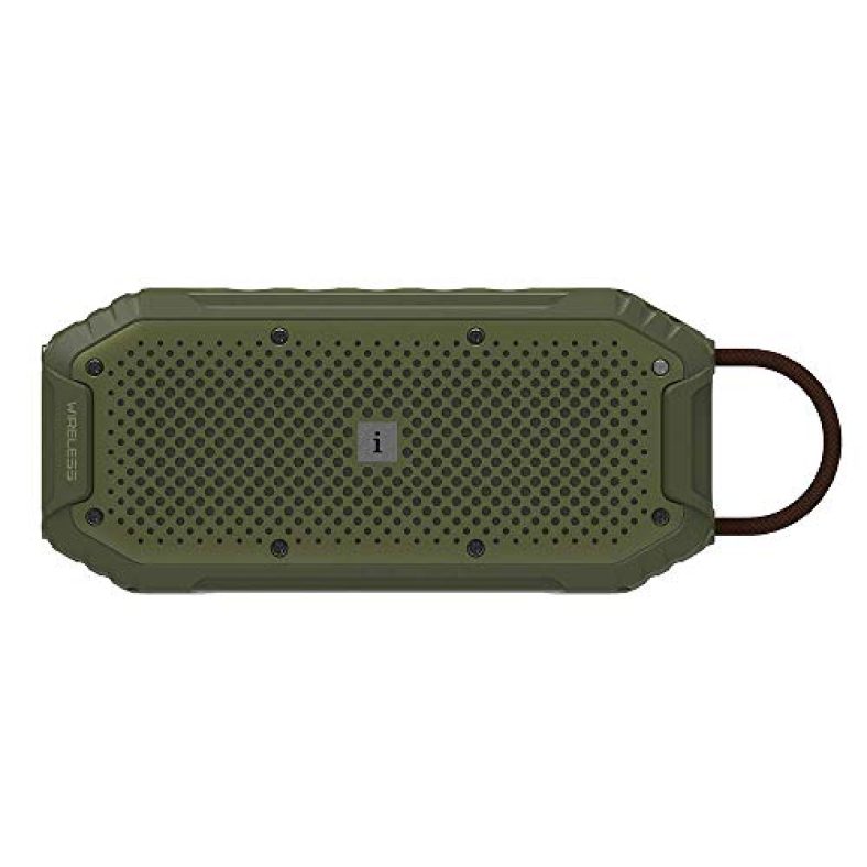 Iball Musi Rock 16 Watt Truly Wireless Bluetooth Portable Outdoor Speaker (Dark Green)