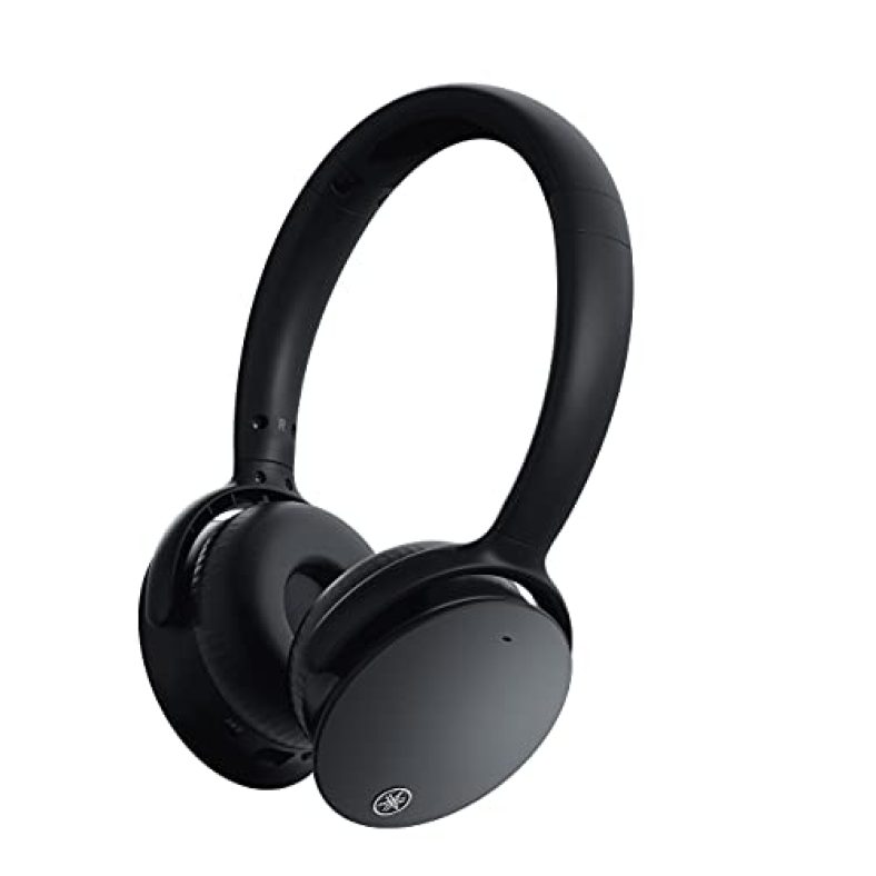 Yamaha Yh-E500A Wireless Bluetooth On Ear Headphone With Mic, Noise Canceling, Ambient Sound, Listening Care (Black),Yh-E500A Black