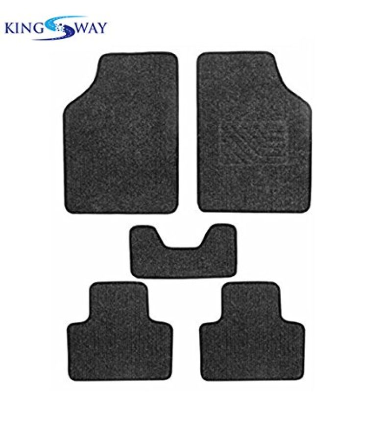 Kingsway Carpet Floor Mats For Toyota Land Cruiser (Black Color, Set Of 5)