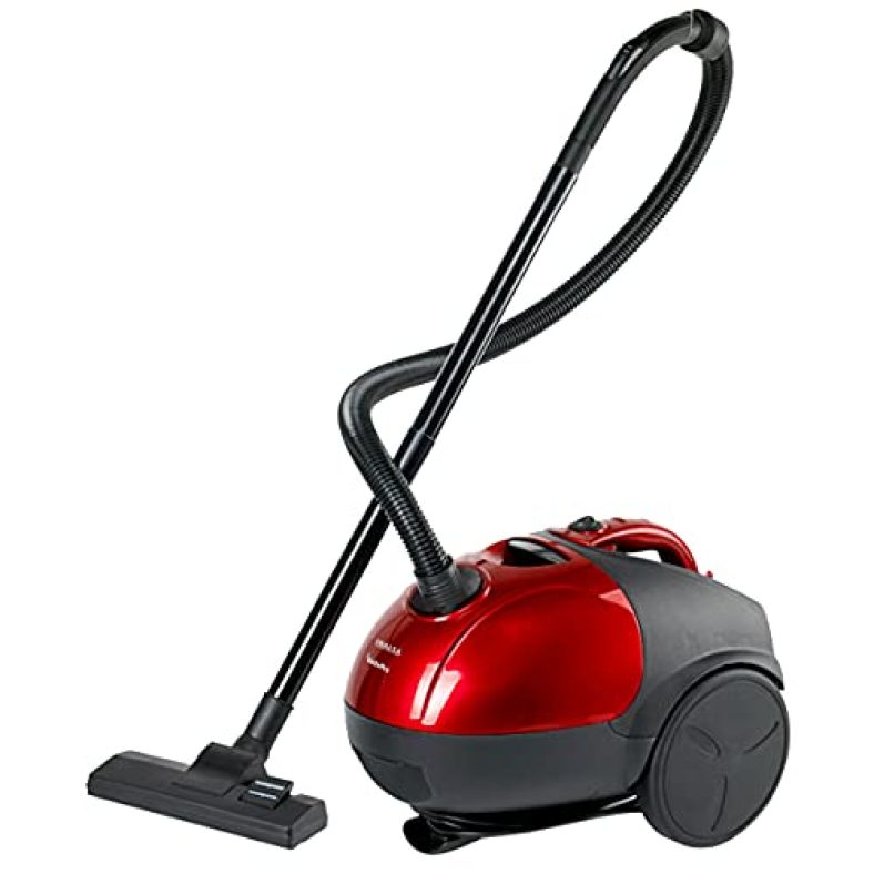 Inalsa Vacuum Cleaner Gusto Pro-1200W With Powerful Blower Function And 1.5L Reusable Cloth Dust Bag, Powerful 16Kpa Suction, Lightweight & Compact, (Red/Black)