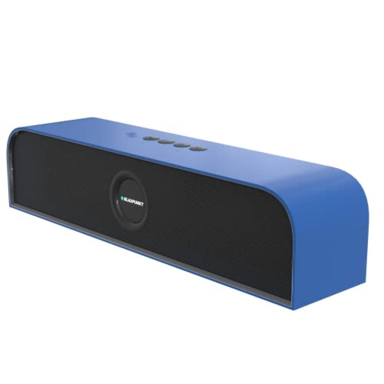 Blaupunkt Sba10 10W Bluetooth Soundbar Speaker For Tv With Bluetooth, Aux, Usb, Tws Mini Soundbar For Tv/Pc/Projectors/Tablet(Royal Blue)