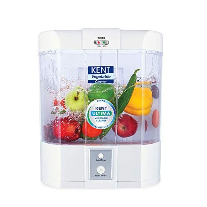 Kent 11115 Ultima Vegetable Cleaner & Purifier 13 W |Removes Pesticides & Chemicals From Fruits & Vegetables| Ozonizer For Vegetables & Fruits Cleaning | 1 Year Warranty | White