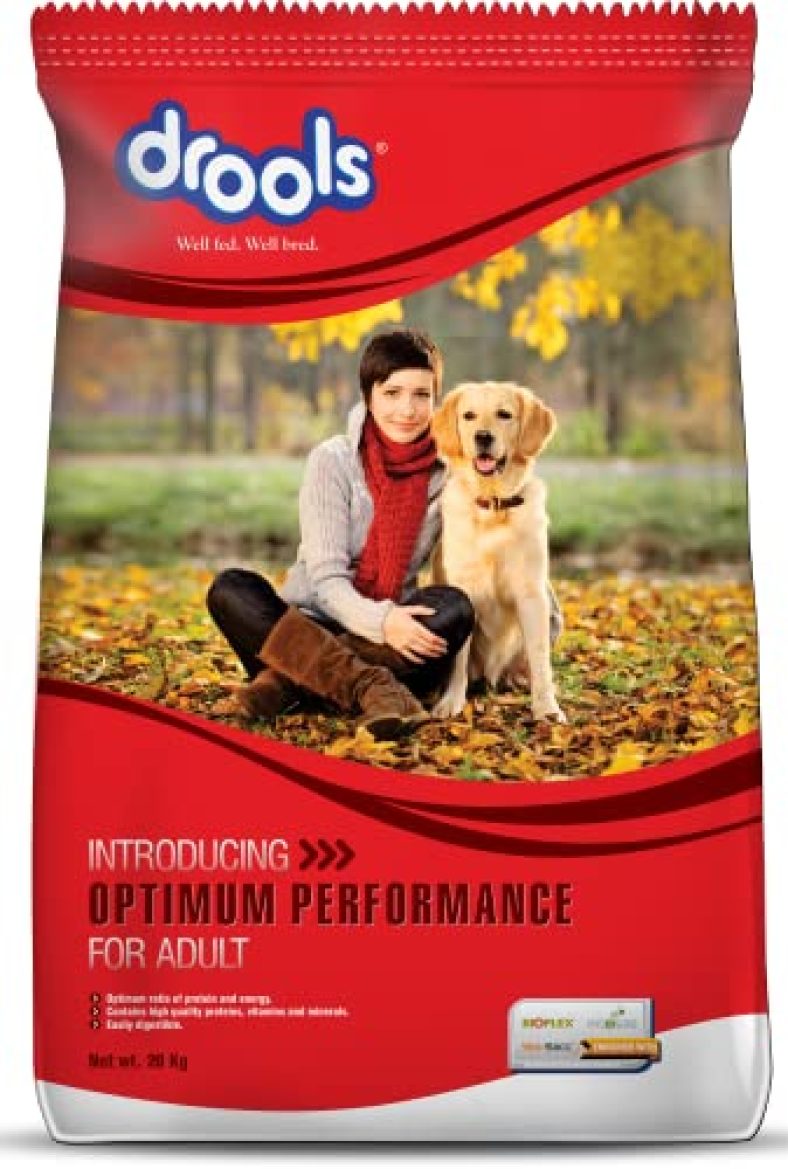Drools Optimum Performance Adult Dry Dog Food, 20Kg