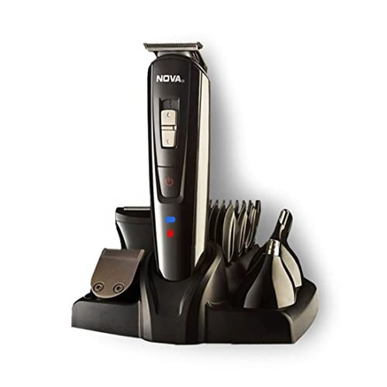 Nova Ng 1151 All In One 100% Waterproof Corded N Cordless: 60 Minutes Runtime Grooming Kit For Men (Black)