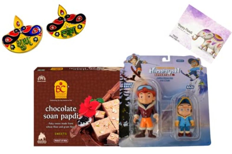 Bhikharam Chandmal – Soan Papdi Chocolate | Action Figure Cb15 | Bhai Dhooj Gift | Diwali Hamper | Ideal Diwali Gift Hamper