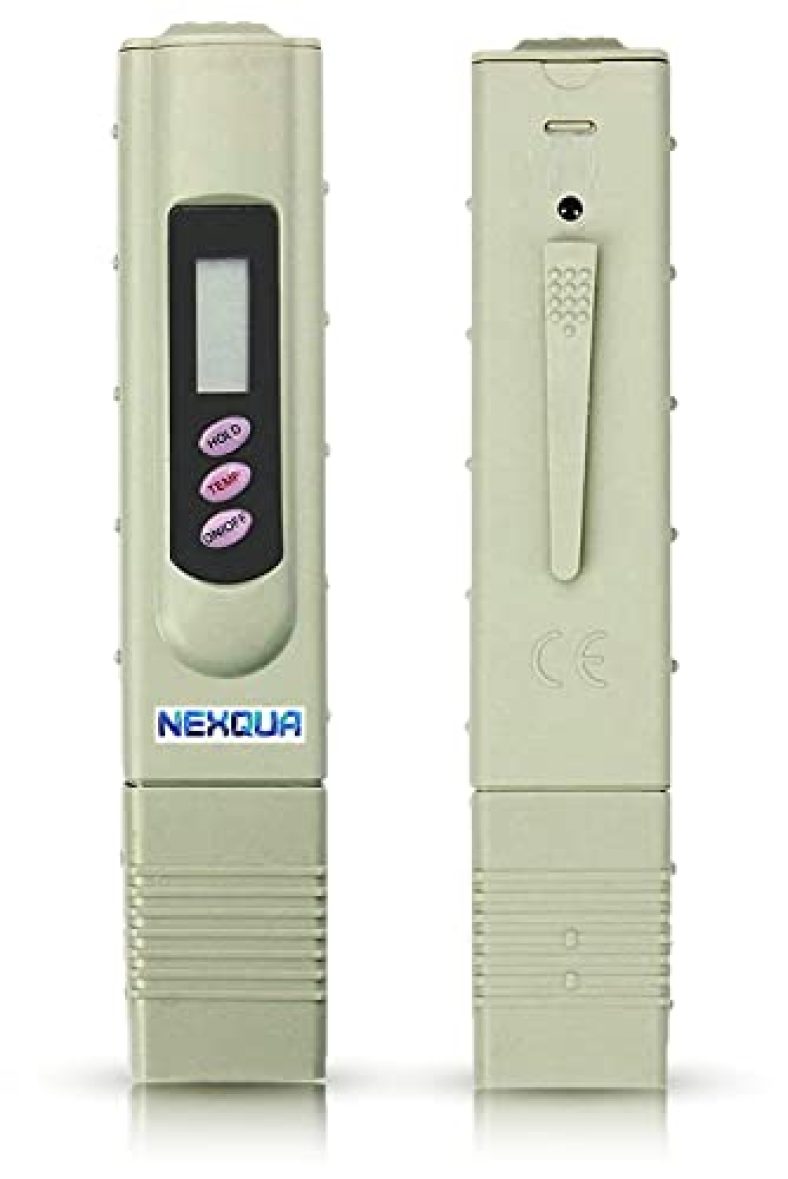 Nexqua Dew Digital Lcd Display Portable Pen-Type Total Dissolved Solids Tds-Meter, Pocket Size Ppm Meter, Water Quality Tester, 0-999Ppmrange For Drinking Water, Ro Water Purifier, Aquariums, Pool Etc