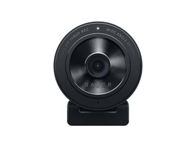 Razer Kiyo X Full Hd Streaming Webcam: 1080P 30Fps Or 720P 60Fps – Equipped With Auto Focus – Fully Customizable Settings – Flexible Mounting Options – Rz19-04170100-R3M1, Black