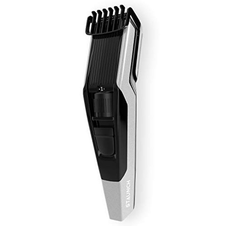 Staunch Trimmer Sbt3011 – Black Runtime: 60 Min Trimmer For Men (Black Silver)
