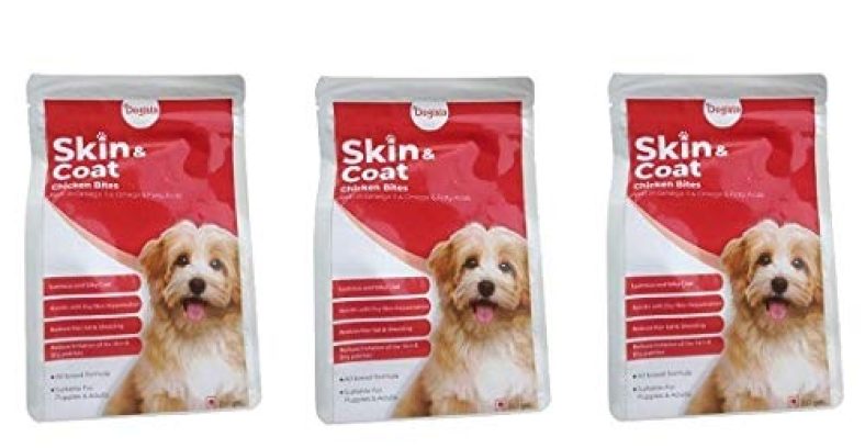 Dogista Skin & Coat Chiken Bites, 750 G (Pack Of 3)