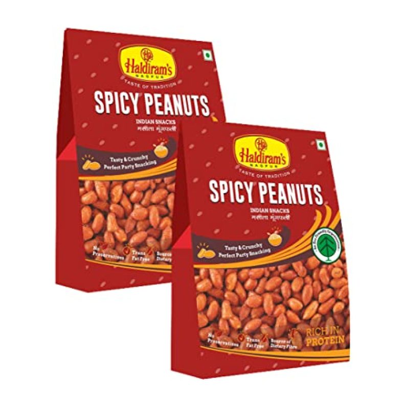 Haldiram’S Nagpur Spicy Peanuts (Pack Of 2)