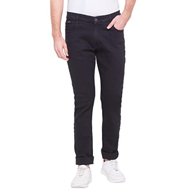 Giordano Men’S Casual Slim Fit Jeans Black