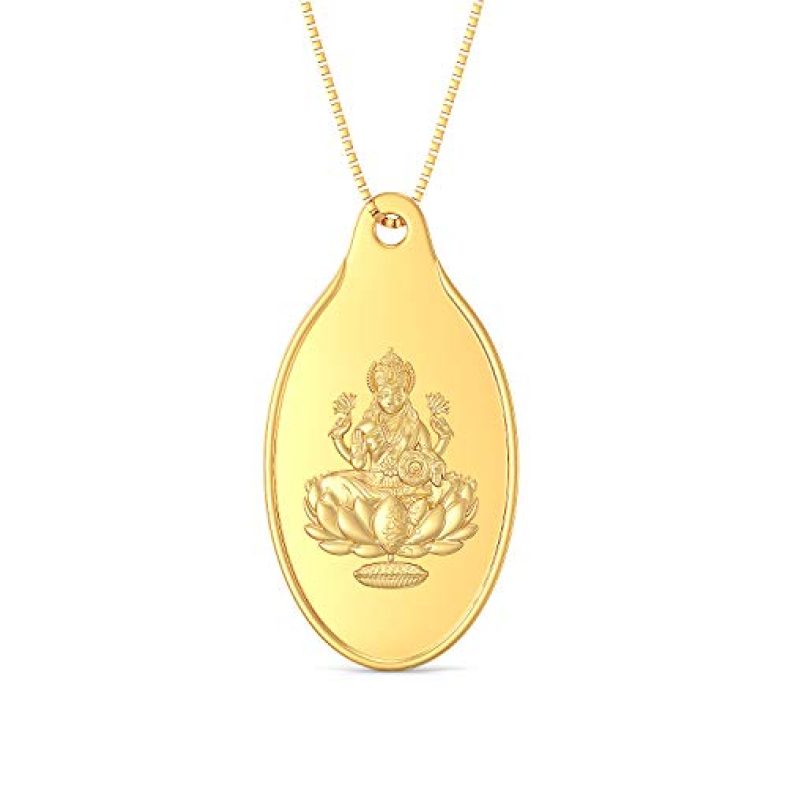 Joyalukkas 24Kt 999 Goddesses Lakshmi Pendant 4 Grams