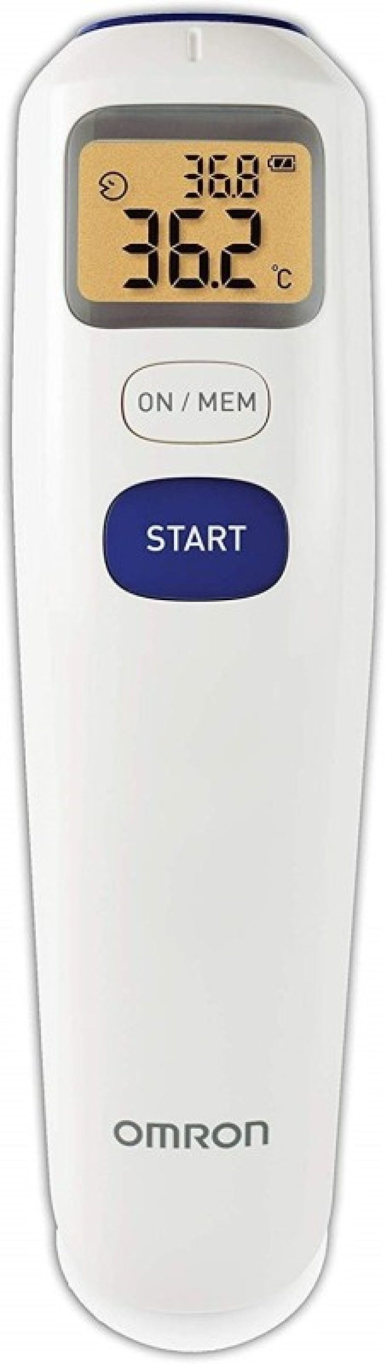 Omron Mc-720 Forehead Non Contact Thermometer(White)