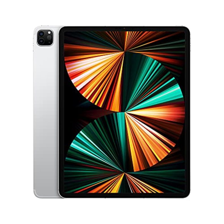 2021 Apple Ipad Pro With Apple M1 Chip (12.9-Inch/32.77 Cm, Wi-Fi + Cellular, 128Gb) – Silver (5Th Generation)