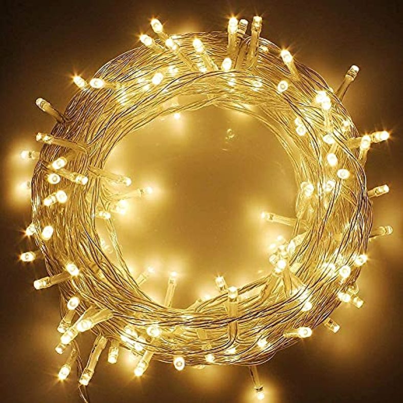 Lexton 40 Feet Led Decorative String Light | Warm White | Plug Sourced | For Indoor & Outdoor Decorations, Diwali, Christmas, Wedding, Party, Lawn