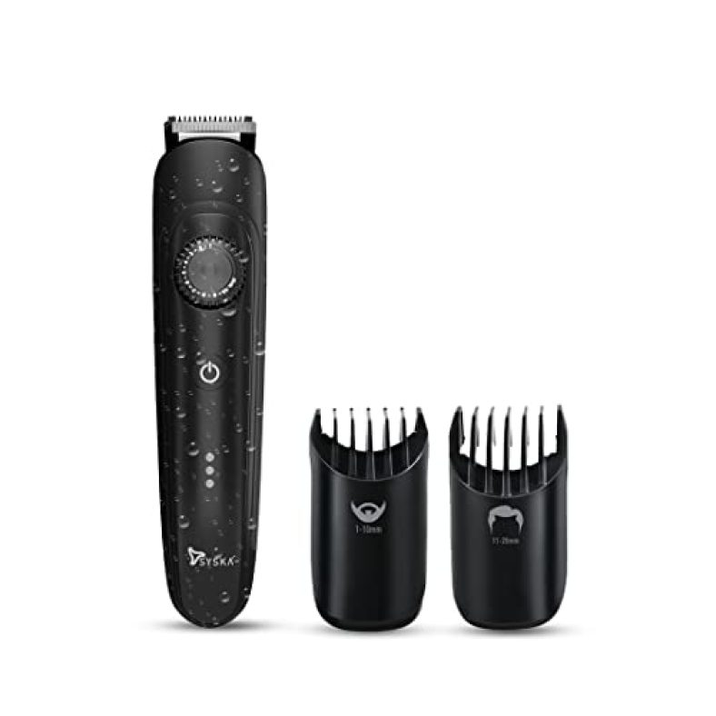 Syska Ht900 Beardpro Corded & Cordless Trimmer With Fast Charge, 120 Min Runtime, 40 Length Settings (Black)