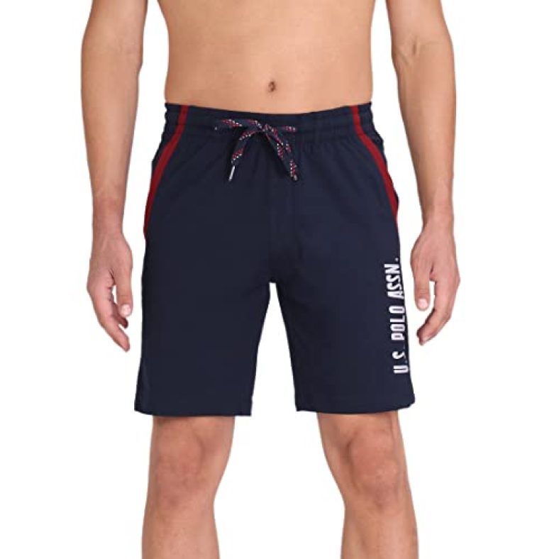 Us Polo Association Men’S Lounge Shorts (I668-195-Pl-M_Navy_Medium)