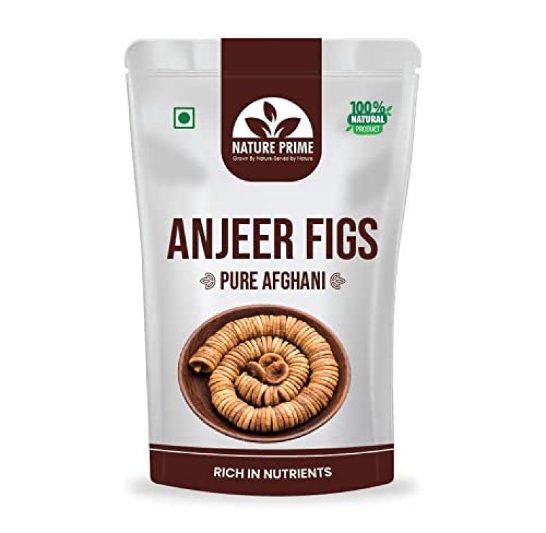 Nature Prime Afghani Anjeer Figs – 1Kg | Afghanistan Anjir ( Dried Figs) Pouch Pack