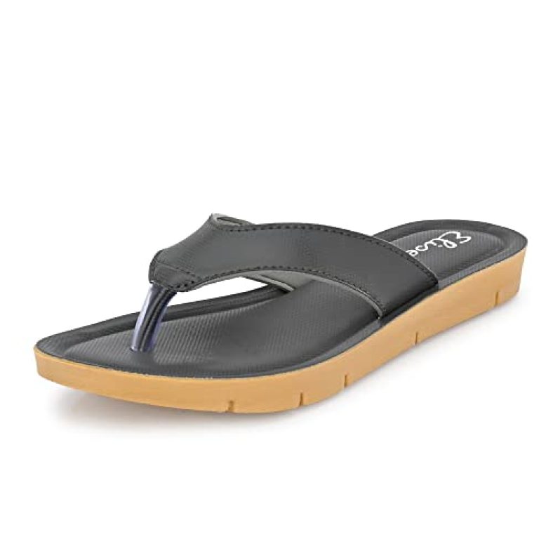 Elise Women Pu Soft Slippers(Ewpss-005 Grey)