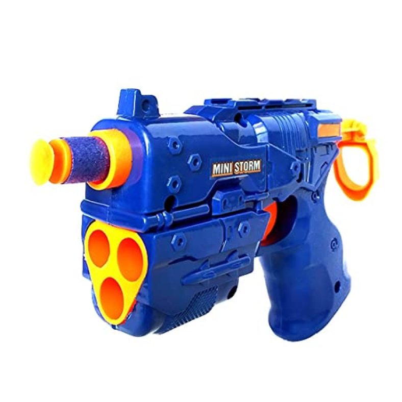 Lattice Soft Foam Blaster Dart Gun Unbreakable Toy 7037 For Kids,Safe For Kids To Use