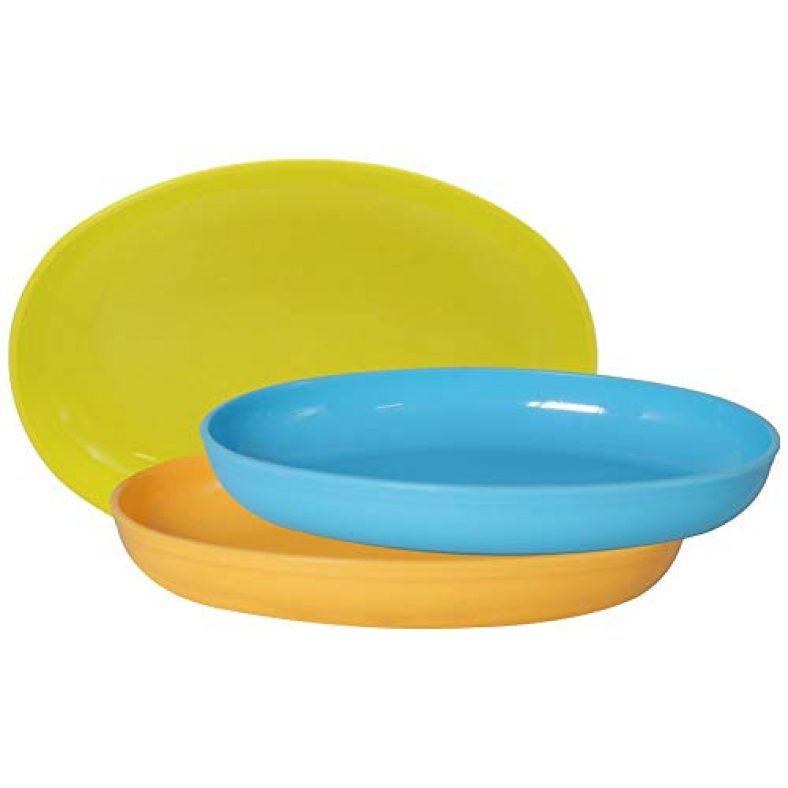 Wonder Plastic Prime Sigma Snacker Mixing Bowl, 500 Ml Set Of 3, Multicolor, Made In India