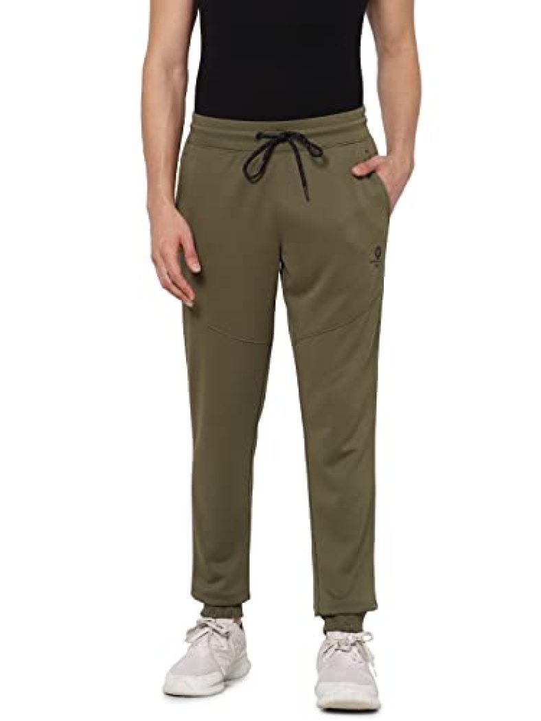 Jack & Jones Men’S Slim Fit Polyester Sweatpants (250796004-Winter Moss_Green, Winter Moss_L)
