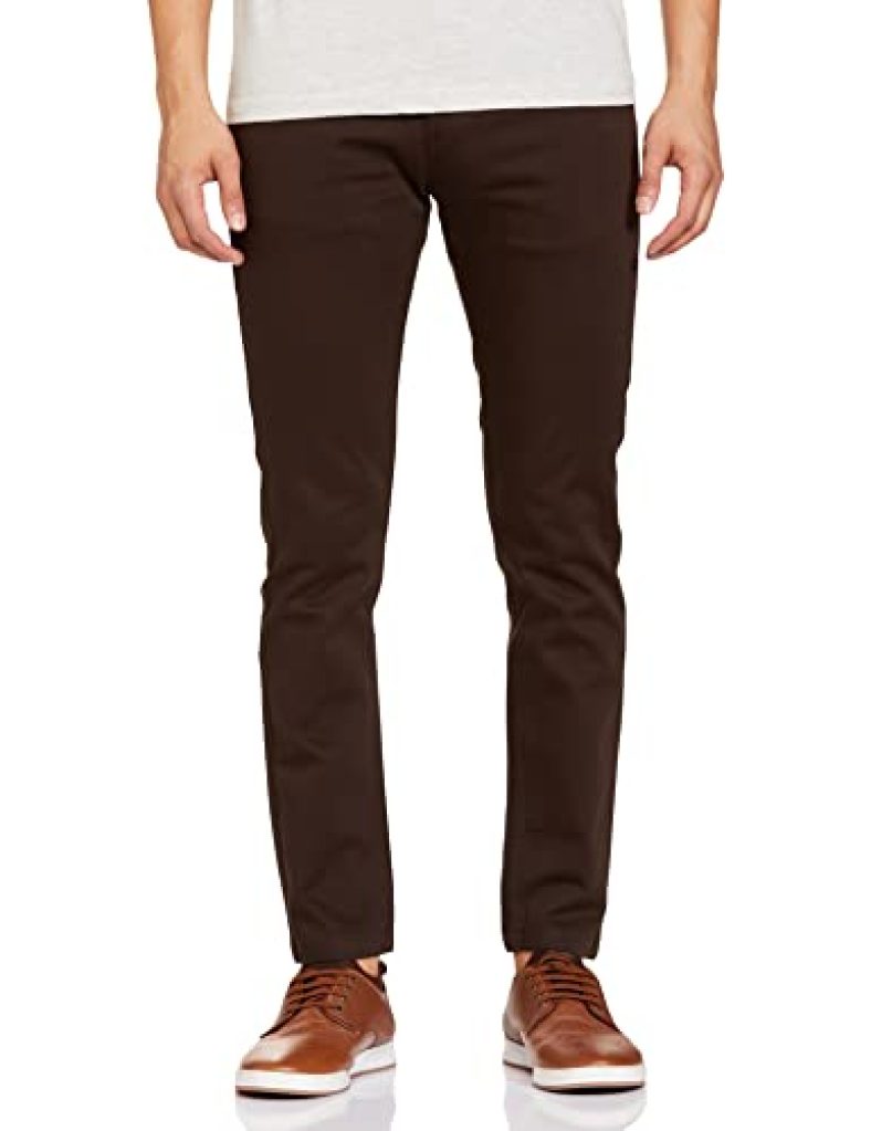 Spykar Men’S Slim Casual Pants (Ecv05-01Bb-001_Military Green_32)