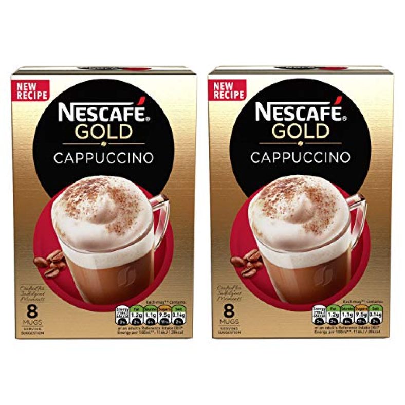 Nescafe Gold Cappuccino – 2 Pack Pouch, 2 X 136 G