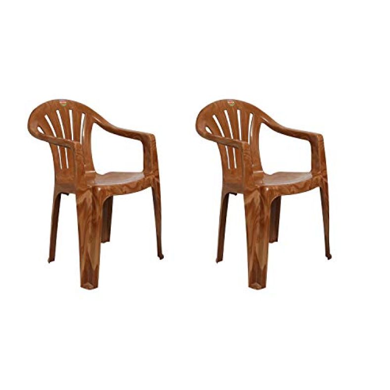 Cello Capri Chair Set Pack Of 2 – Sandalwood Brown