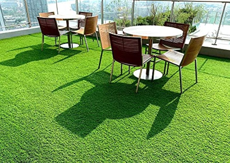 Carpet Planet Artificial Grass Carpet Mat – High Density Grass Carpet Mat For Covering Garden, Hotel, Restaurant, Wall, Terrace, Balcony,Home Decor, Lawn, Doormat(25 Mm,1.25X2 Feet)