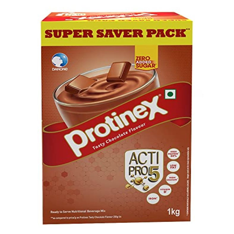 Protinex Health And Nutritional Drink Mix For Adults With High Protein & 10 Immuno Nutrients, Tasty Chocolate, 1 Kg