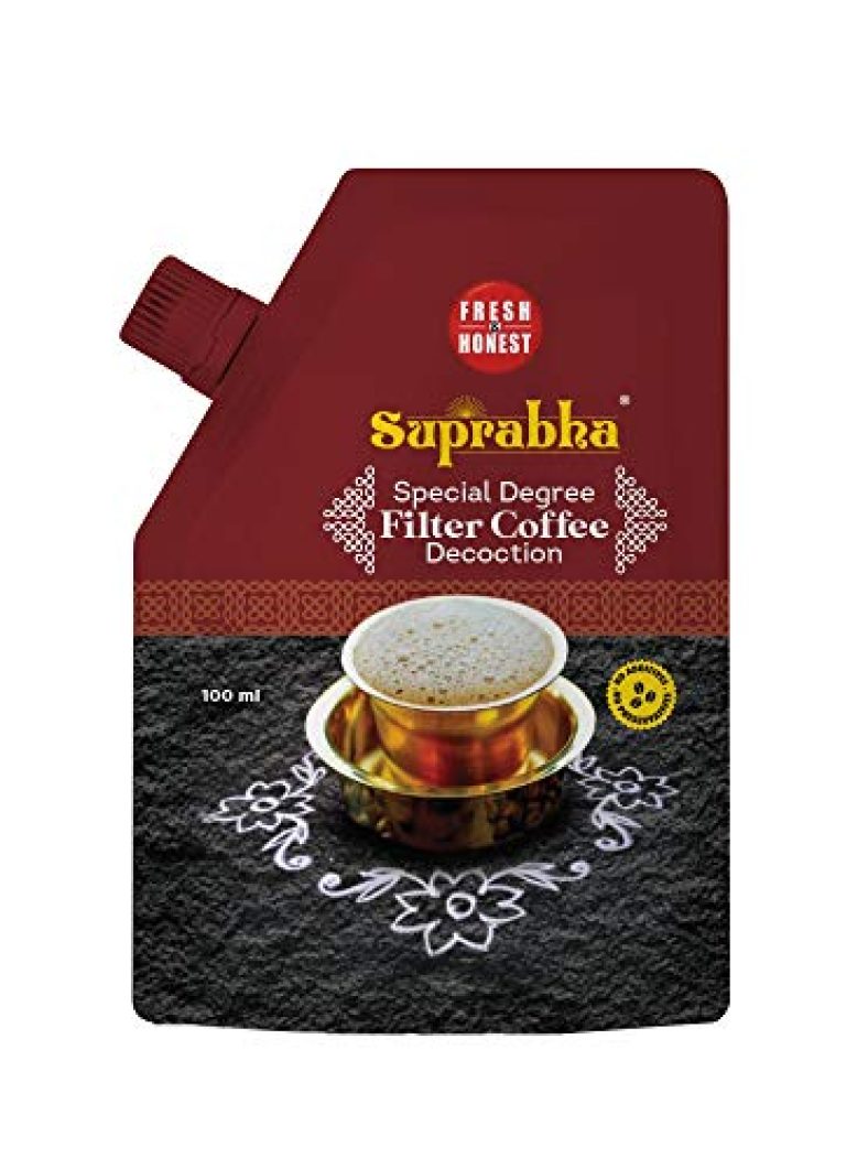 Fresh & Honest Suprabha Special Degree Filter Coffee Decoction, 100Ml