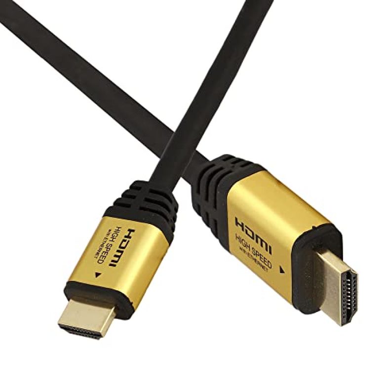 C & E Hdmi Cable – 4K Hdmi Cord (Hdmi To Hdmi Cable @60Hz High Speed With Ethernet 25 Ft Ultra /7.62 Meter 2.0 1.8288 M Hdmi Cable (Compatible With Hdtv, Gold)