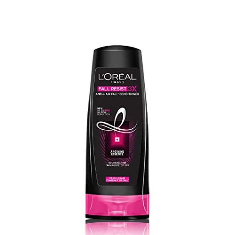 L’Oréal Paris Anti-Hair Fall Conditioner, Reinforcing & Nourishing For Hair Growth, For Thinning & Hair Loss, With Arginine Essence And Salicylic Acid, Fall Resist 3X, 192.5 Ml