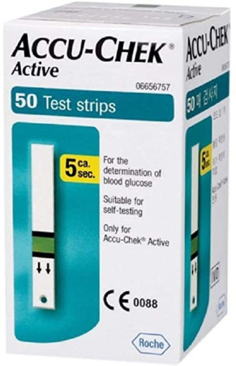 Accusure Accu-Chek Active 50 Glucometer Strips