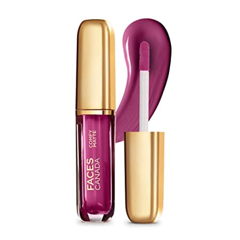 Faces Canada Comfy Matte Lip Color | 10Hr Long Stay With Comfort | Almond Oil | End Of Story 03 3Ml