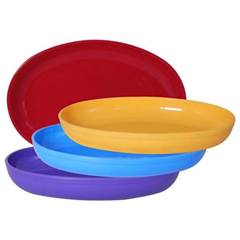 Wonder Plastic Prime Sigma Snacker Mixing Bowl, 500 Ml Set Of 4, Multicolor, Made In India