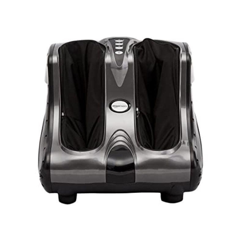 Amazon Basics Electric Device For Leg & Foot Massage, White & Gray