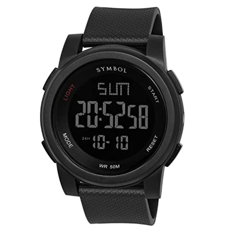 Amazon Brand – Symbol Analog-Digital Black Dial Men’S Watch-Az-Sym-Ss21-1270E