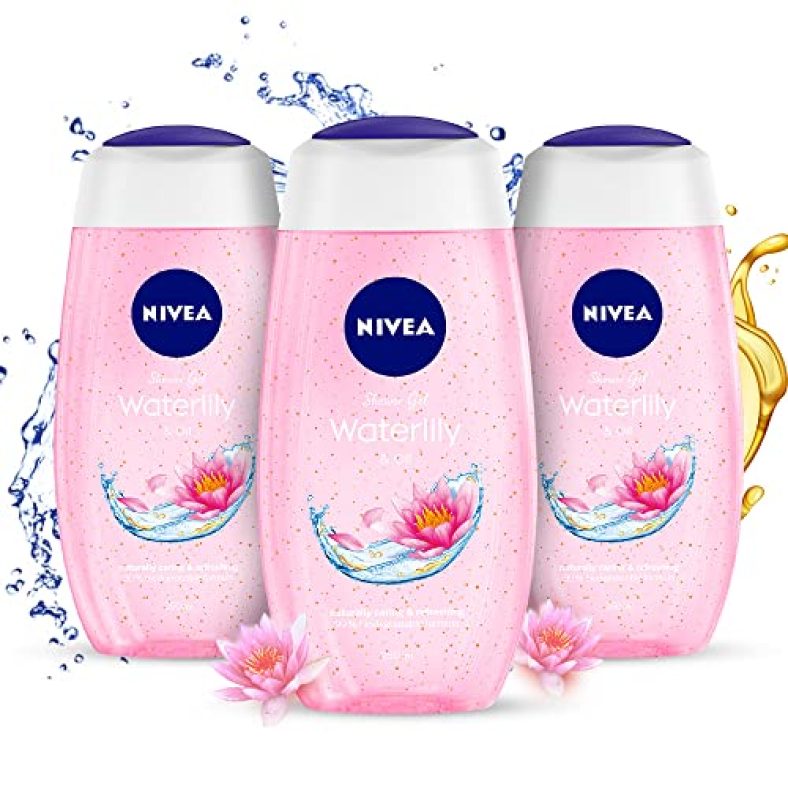 Nivea Waterlily And Oil Shower Gel, 250Ml (Pack Of 3)