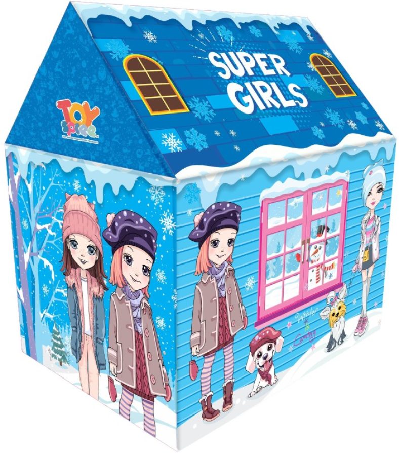 Toyspree Super Girls Play Tent House(Multicolor)
