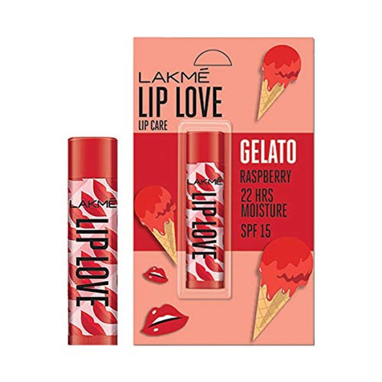 Lakmé Lip Love Gelato Chapstick Raspberry 4.5 G