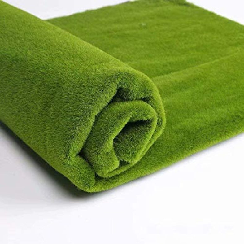 Kuber Industries High Density 45 Mm Artificial Grass Carpet Mat For Balcony, Lawn, Door(5 X 7 Feet)-Ctktc033124