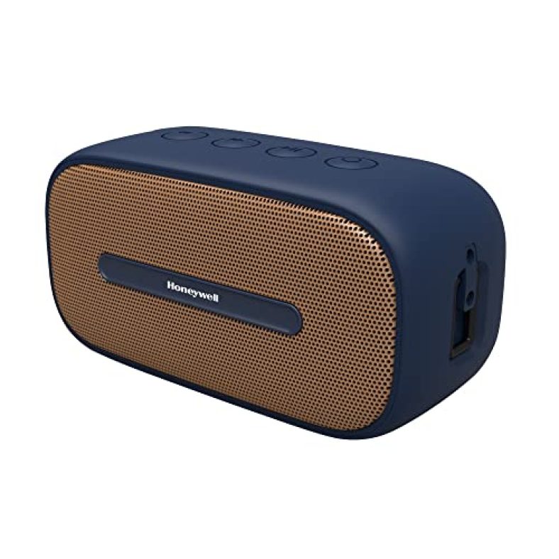 Honeywell Suono P100, Portable Speaker, Premium Stereo Sound With Wireless Bluetooth 5.0 Connectivity, Tws Feature And Up To 12 Hours Playtime (Blue)