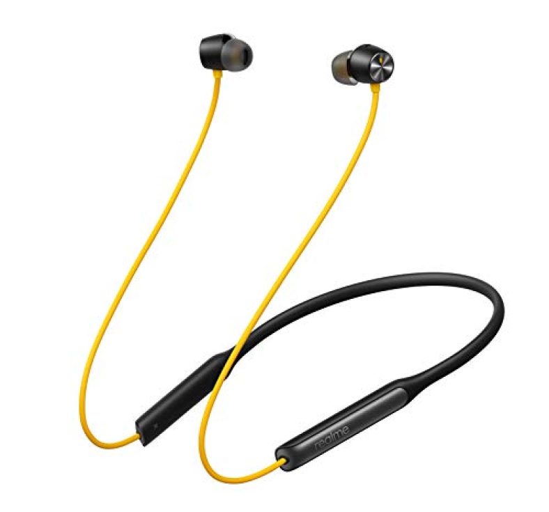 Realme Buds Wireless Pro Bluetooth In Ear Earphones With Mic, Fast Charging & Up To 22Hrs Playtime (Yellow)
