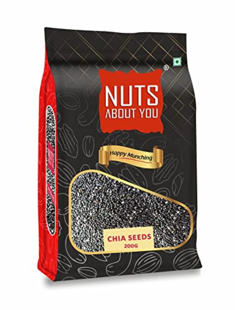 Nuts About You Chia Seeds, 200 G | Raw | Premium | 100% Natural | Diet Food