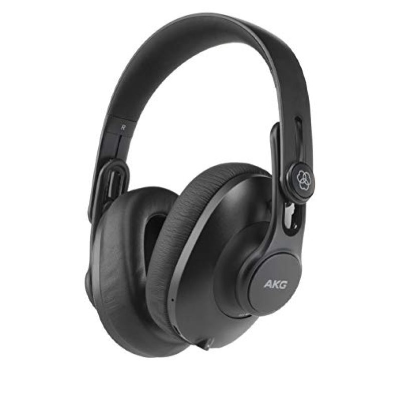 Akg K361Bt Bluetooth Wireless Over Ear Headphones With Mic (Black)